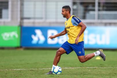 futebol, grêmio, michel, treino