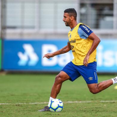 futebol, grêmio, michel, treino