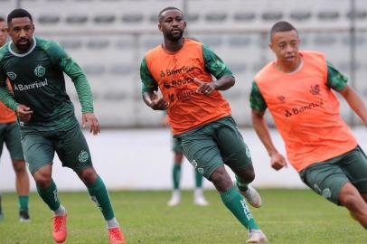  CAXIAS DO SUL, RS, BRASIL (26/04/2019)Último treino do Juventude antes da Estreia da Série C. (Antonio Valiente/Agência RNS)