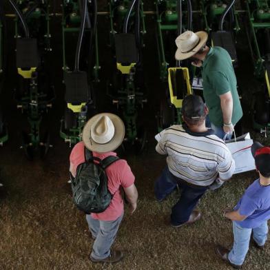 Feira Agrishow, em Ribeirão Preto, São Paulo