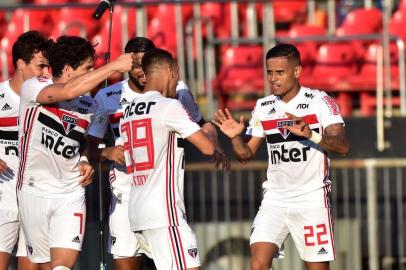 Sao Paulo (SP), 27/04/2019 - Sao Paulo x Botafogo - Gol de Everton do Sao Paulo - Partida entre Sao Paulo x Botafogo, valido pela primeira rodada do  Campeonato Brasileiro, realizado no estadio do Morumbi, zona sul de Sao Paulo, na tarde deste sabado, 27. (Foto: Eduardo Carmim/Photo Premium/LancePress!)