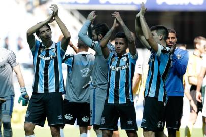  PORTO ALEGRE, RS, BRASIL,28/04/2019- Grêmio x Santos: jogo da estreia do Grêmio no Brasileirão, que acontece na Arena.(Foto: Marco Favero / Agencia RBS)Indexador: Felix Zucco