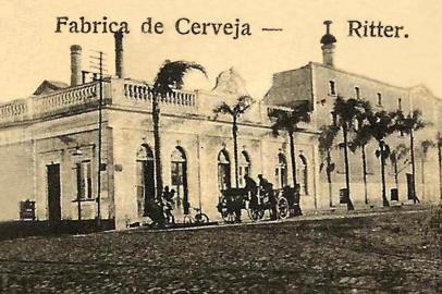  Fábrica, em Pelotas, da  Cervejaria C. Ritter & Irmão, por volta de 1900.