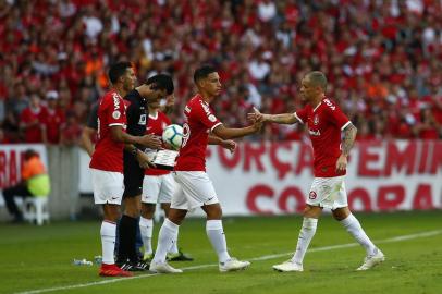  PORTO ALEGRE, RS, BRASIL, 01/05/2019- Inter x Flamengo, jogo válido pela segunda rodada do Brasileirão. (FOTOGRAFO: FÉLIX ZUCCO / AGENCIA RBS)