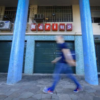  PORTO ALEGRE, RS, BRASIL, 02/05/2019: Restaurante Marius fecha as portas em Porto Alegre