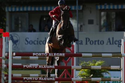  PORTO ALEGRE, RS, BRASIL - The Best Jump 2019. Na prova de hoje (quinta, 02/05) o vencedor (foto) da prova foi o paulista Bruno Pessanha com Farah Diba Jmen.Indexador: Jeff Botega