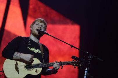  PORTO ALEGRE, RS, BRASIL, 17.02.2019. Show do Ed Sheeran em Porto Alegre, na Arena do Grêmio.FOTO: CAMILA DOMINGUES/AGÊNCIA RBS