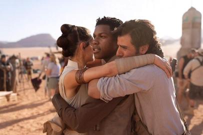 Oscar Isaac, John Boyega, and Daisy Ridley in Star Wars: The Rise of Skywalker (2019)