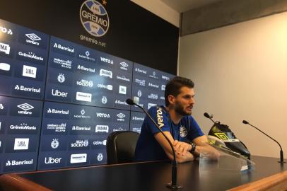 Júlio César, Grêmio, goleiro, entrevista coletiva