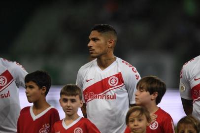 Inter enfrenta o Palmeiras pela terceira rodada do Brasileirão no Allianz Parque. No lance, Guerrero