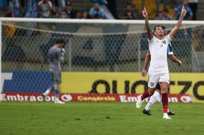  PORTO ALEGRE, RS, BRASIL - 05/05/2019 - Grêmio enfrenta o Fluminense na Arena pelo Brasileirão 2019.Indexador: Jeff Botega