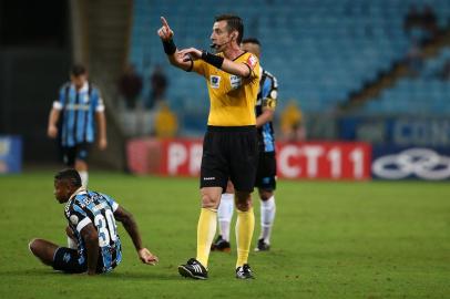  PORTO ALEGRE, RS, BRASIL - 05/05/2019 - Grêmio enfrenta o Fluminense na Arena pelo Brasileirão 2019.Indexador: Jeff Botega