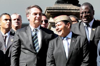 (Rio de Janeiro - RJ, 06/05/2019) Presidente da República, Jair Bolsonaro, durante desfile de alunos e de representações militares.Foto: Marcos Corrêa/PR