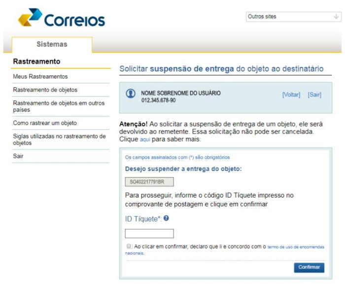 Reprodução / Correios