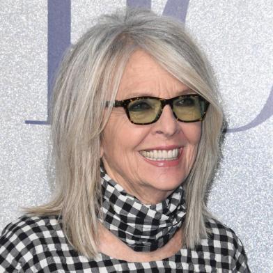 US actress Diane Keaton attends the premiere of STX Entertainments Poms in Los Angeles on May 1, 2019. (Photo by Robyn Beck / AFP)