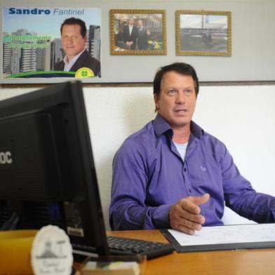  CAXIAS DO SUL, RS, BRASIL 01/03/2019Sandro Fantinel, representante do PSL em Caxias. (Felipe Nyland/Agência RBS)