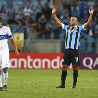  PORTO ALEGRE, RS, BRASIL - Grêmio recebe o Universidad Católica pela Libertadores 2019.Indexador: Fernando Gomes