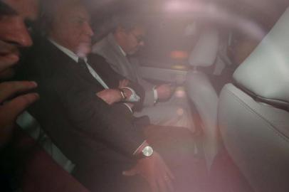 Former Brazils President Michel Temer leaves his home after a Brazilian court ordered that he be jailed again over an ongoing investigation into allegations of corruption, in Sao PauloFormer Brazils President Michel Temer leaves his home in a car after a Brazilian court ordered that he be jailed again over an ongoing investigation into allegations of corruption, in Sao Paulo, Brazil, May 9, 2019. REUTERS/Amanda Perobelli ORG XMIT: BRA001Local: SAO PAULO ;Brazil