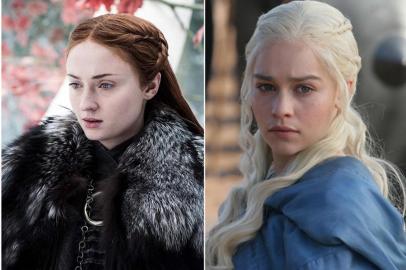 Sophie Turner/Sansa e Emilia Clarke/Daenerys