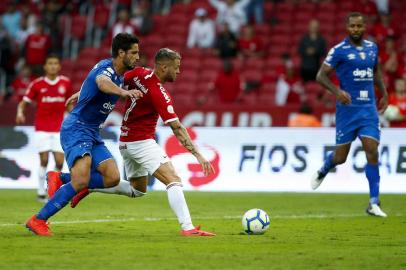  PORTO ALEGRE, RS, BRASIL, 12.05.2019. Internacional recebe o Cruzeiro, em partida válida pela quarta rodada do Campeonato Brasileiro, o Brasileirão, 2019. (Foto: Marco Favero / Agencia RBS)Indexador: Felix Zucco