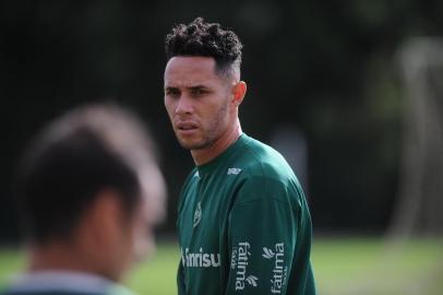  CAXIAS DO SUL, RS, BRASIL (08/04/2019)Treino do Juventude no CT em Caxias do Sul. Na foto, goleiro Omar. (Antonio Valiente/Agência RBS)