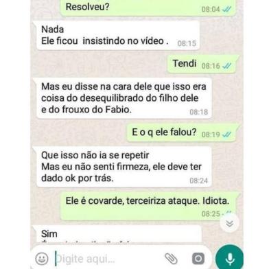 Ministro Santos Cruz diz que esse diálogo acima não existiu e foi forjado