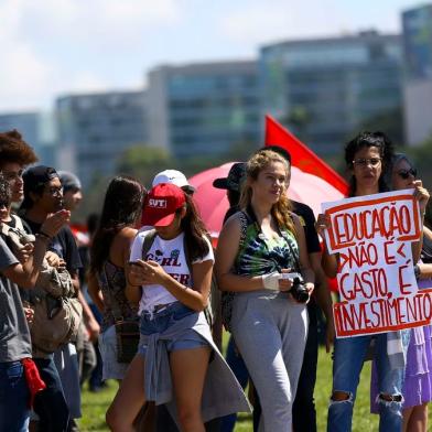 protesto educação brasília