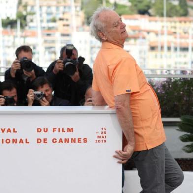 US actor Bill Murray poses during a photocall for the film The Dead Dont Die at the 72nd edition of the Cannes Film Festival in Cannes, southern France, on May 15, 2019. (Photo by Valery HACHE / AFP)