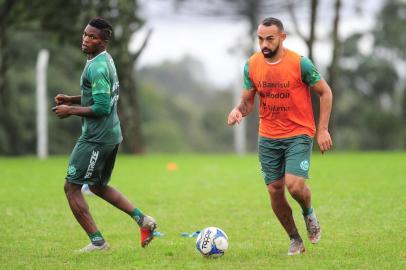  CAXIAS DO SUL, RS, BRASIL, 14/05/2019. Treino do Juventude no CT. O Ju está disputando a Série C do Campeonato Brasileiro. Na foto, atacante Dalberto. (Porthus Junior/Agência RBS)Indexador: Porthus Junior                  