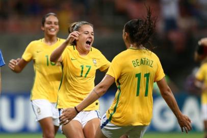  Andressinha, atleta da Seleção Brasileira de Futebol