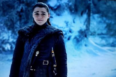 Maisie Williams como Arya Stark em Game of Thrones