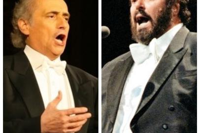 José Carreras e Luciano Pavarotti