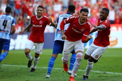  PORTO ALEGRE, RS, BRASIL - Jogo válido pelo Campeonato Brasileiro da Série A entre Internacional X CSA.