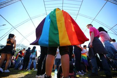  PORTO ALEGRE - BRASIL - A edição 2018 da Parada de Luta LGBTI de Porto Alegre na Redenção, em Porto Alegre. (FOTO: LAURO ALVES)