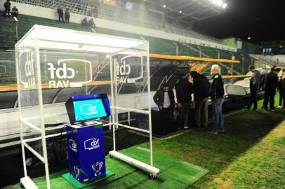  CAXIAS DO SUL, RS, BRASIL, 22/05/2019. Juventude x Grêmio, primeiro jogo das oitavas de final da Copa do Brasil 2019, realizado no estádio Alfredo Jaconi.