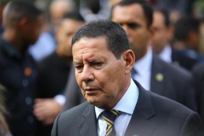 Hamilton Mourão na Festa Nacional da Cavalaria, em Tramandaí