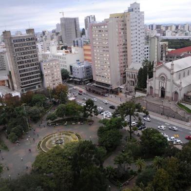  CAXIAS DO SUL, RS, BRASIL (08/05/2019)Praça Dante  Alighieri. (Antonio Valiente/Agência RBS)