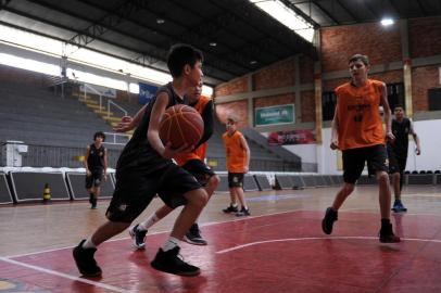 CAXIAS DO SUL, RS, BRASIL, 23/05/2019 - Número de adeptos ao Basquete aumentou após participação da equipe adulta na elite do Basquete Nacional . (Marcelo Casagrande/Agência RBS)