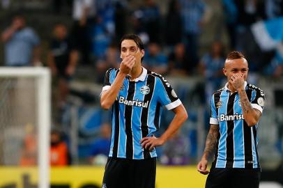 Grêmio enfrenta o Atlético-MG na Arena pela sexta rodada do Brasileirão. Na foto, Geromel