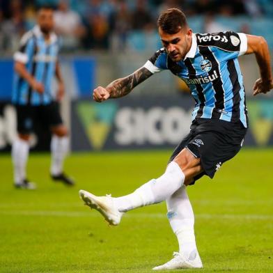 Grêmio enfrenta o Atlético-MG na Arena pela sexta rodada do Brasileirão. Na foto, Felipe Vizeu