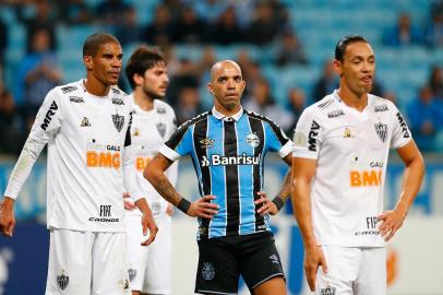 Grêmio enfrenta o Atlético-MG na Arena pela sexta rodada do Brasileirão. Na foto, Diego Tardelli