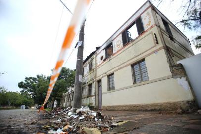  PORTO ALEGRE, RS, BRASIL, 29.05.2019. Reintegração de posse da Ocupação Baronesa, em prédio da prefeitura, que fica na Rua Baronesa do Gravataí com a rua Dezessete de Junho, no bairro Menino Deus, em Porto Alegre, estava marcada para hoje. Porém, por questão de segurança, foi cancelada.FOTO: LAURO ALVES/AGÊNCIA RBS