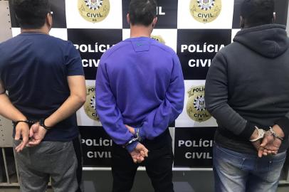 Com auxílio do disque-denúncia, Polícia Civil prende três suspeitos de violência contra mulheres em Viamão 