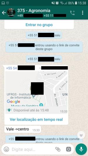 Reprodução / Whatsapp