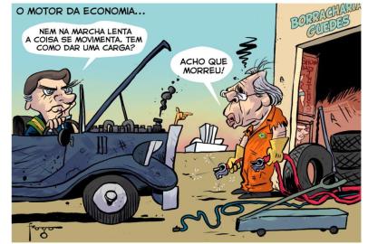 Charge para o Fora da Curva desta sexta-feira