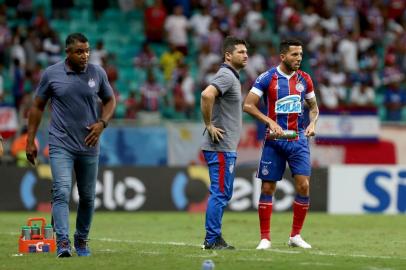 SALVADOR (BA), 18/4/2019: Técnico do Bahia, Roger Machado, durante jogo contra o Londrina na Fonte Nova, pela Copa do Brasil