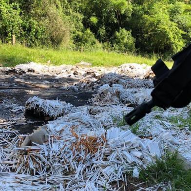  Fábrica de cigarros clandestinos desativada em Montenegro.FOTO: FÁBIO ALMEIDA/AGÊNCIA RBS