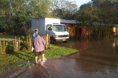 Inundação em São Borja em 02/06/18