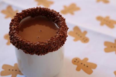 Chocolate quente do Uma Colher de Açúcar.