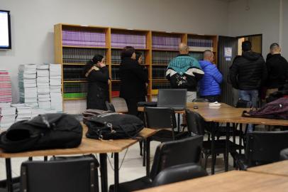  CAXIAS DO SUL, RS, BRASIL (04/06/2019)Estudantes estão sem professores desde fevereiro. na foto, Aluna Marjorie Chenet. (Antonio Valiente/Agência RBS)